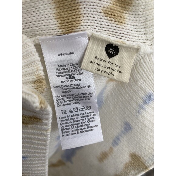 Madewell Tie-Dye Broadway Cardigan Sweater Size‎ XXS Buttons Oversized - Picture 4 of 5